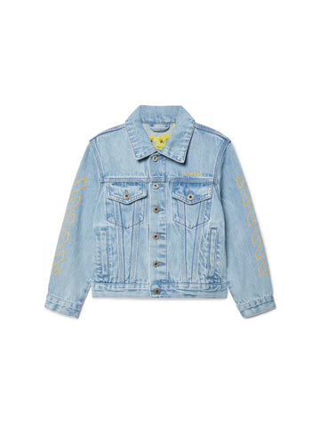 Diagonal Bookish OFF-WHITE™ denim jacket