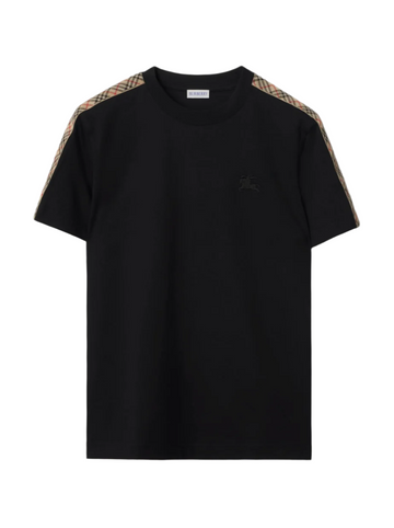 Burberry Check Detail T-Shirt